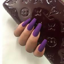 We offers purple acrylic nails products. Dark Purple Coffin Purple Acrylic Nails Nail And Manicure Trends