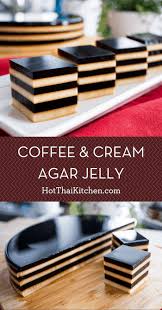 But it's paired with roasted soy bean flour (kinako) and black sugar syrup (kuromitsu), which add sweetness and texture. Coffee Cream Jelly Recipe Vegan Recipe Video Tutorial