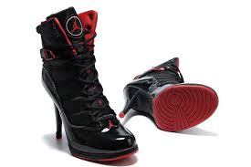 Black And Red Jordans High Tops Michael Jordan Boots Jordan High Heel Shoes Jordan High Heels Nike Heels Nike High Heels