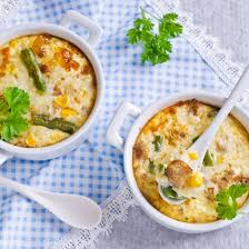Mini Gratin Aux Haricots Verts Et Au Poulet Recette Haricots Verts Haricot Green Bean Casserole