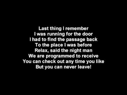 Original lyrics of hotel california song by pennywise. Lyrics Video Of The Song Eagles Hotel California Lyrics Discover New Playlists And New Songs Playmoss Playlists