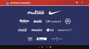 Download free atlético madrid vector logo and icons in ai, eps, cdr, svg, png formats. Even Though Atletico De Madrid Is A Partner With Konami And Pes It S Sponsor Page Displays Ea Sports Big News Coming To Fifa 18 Might Be Why They Are In The Demo