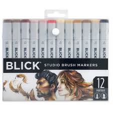 Replacement tips available in multiple sizes and styles! Blick Studio Brush Markers And Sets Blick Art Materials