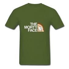 Us 5 94 46 Off Fashion T Shirts Men The Morty Face Logo Designs Pu Printed 100 180 Gsm Combed Cotton Star Wars The Morty Men T Shirts Customiz In