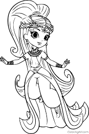 See princess coloring pages stock video clips. Princess Samira Coloring Page Coloringall