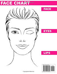 2018 makeup artist blank face charts eye make up chart