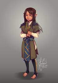 Dalish Child Concept By Kurocyou Deviantart Com On Deviantart Fantasy Art Children Elf Characters Kid Character