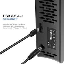 Externe Festplatte 8/14/16/18TB USB 3.2 Gen 2 für PC Mac ...