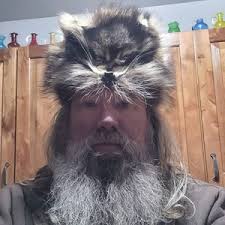 Davy Crockett Raccoon Hat, Fur Hat, Authentic Fur, Leather Lined,