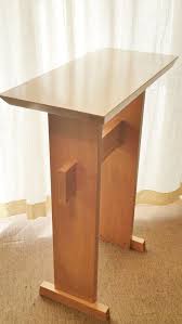 Custom Wood Podium Lectern Or Church Altar Table Standing Etsy Modern Wood Desk Lectern Handmade Wood Furniture