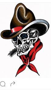 Traditional Cowboy Skull Cowboy Tattoos Traditional Tattoo Traditional Tattoo Sleeve