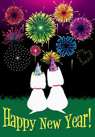 Happy New Year From The Mashers Eric Stefanie Zoey And Jax Happy New Year Westies Newyear