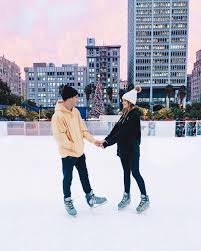 Gabriel Conte En Instagram This Time Of Year Is The Best Went Ice Skating For The Fi Couple Goals Teenagers Cute Couple Pictures Cute Relationship Goals