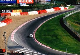 Eau rouge became eau brun on late friday afternoon at the iconic spa circuit after a storm caused major flooding in the area. Datei Eaurouge1999 Jpg Wikipedia
