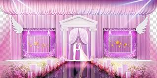 Find & download free graphic resources for wedding background. Wedding Purple Stage Chinese Marriage Pink And Purple Wedding Stage Transparent Background Png Clipart Hiclipart