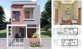 Bismillaahirrahmaanirrahiimi dijual rumah dalam cluster di duren sawit jakarta timur spesifikasi : Desain Dan Denah Rumah 2 Lantai 5 X 12 M Konsep Sederhana Tapi Elegan Di Pandang Homeshabby Com Design Home Plans Home Decorating And Interior Design