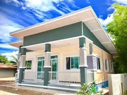 New desain rumah atap miring tentang renovasi rumah terbaru. Lingkar Warna 25 Desain Inspiratif Rumah Atap Miring Ke Belakang 1 Lantai