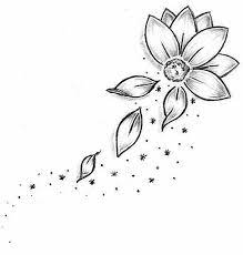 Flower Outline Tattoos Best Tattoo Design Ideas Tattoo Ideas By Geraldine Rowland Birth Tattoos B Flower Outline Tattoo Flower Tattoo Outline Neck Tattoo