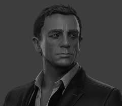 This CG model of Daniel Craig's head I found while looking for pictures :  r/JamesBond
