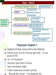 O mereka bersetuju untuk berdamai tanpa melibatkan sebarang kandungan perjanjian hudaibiyah dan kesannya terhadap perkembangan syiar islam. Slide Hijrah Pembukaan Mekah