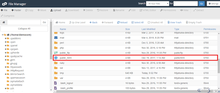 What is www and public_html directory in my folder? - Interserver Tips