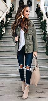 20 Ideas Ebook Green Jacket Outfit Winter Jacket Outfits Fashion