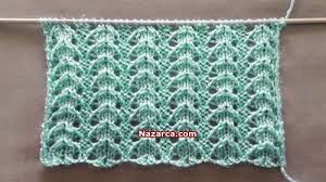 Pitircik Orgu Motifi Turkce Videolu Yapimi Nazarca Com Orgu Motifleri Baby Knitting Patterns Orgu