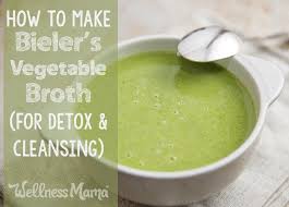 How To Make Bielers Vegetable Broth Recipe For Detox Cleansing Recipe In 2020 Recipes With Vegetable Broth Broth Recipes Liver Detox Recipes