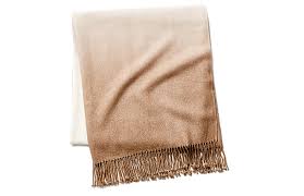 Looking awesome with jeans, boots or favorite dresses these trendy comfortable accessories will keep you warm in the mists of the scottish highlands or the depths of a new england. Johanna Howard Dip Dye Throw Camel One Kings Lane