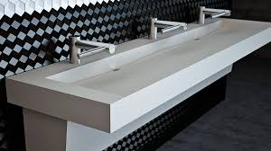 commercial trough bathroom sinks