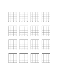 5 Blank Guitar Chord Charts Free Sample Example Format