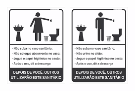 Placa Ps Pvc Higiene Mantenha O Local Limpo E Organizado Ventro Placa Banheiro Como Limpar Banheiro Quadro Cozinha