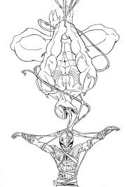 Print spiderman coloring pages for free and color our spiderman coloring! Venom Caught Spiderman Coloring Page Free Printable Coloring Pages For Kids