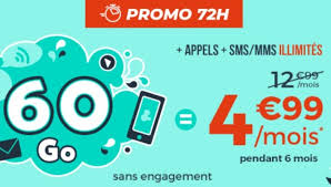 Ventes privees mobiles ou internet. Forfait Pas Cher 60 Go A 5 Euros Mois Pour Les Soldes Cdiscount