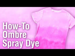 How To Ombre Dye Technique With Tulip One Step Tie Dye Youtube