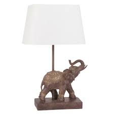 Lampe Elephant Et Abat Jour Blanc Maisons Du Monde Lampe Lampenschirm Weiss Lampen