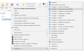 Avec la large diffusion du format pdf, il y a des situations où il est devenu nécessaire de savoir comment transformer un fichier en pdf. Raccourci Pour Convertir Un Pdf Au Format Pdf A A Partir De Votre Explorateur De Fichiers Windows Uniquement Notarius Support