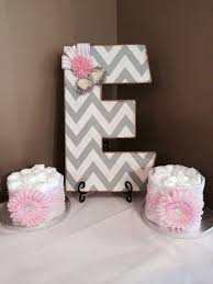 Gray And White Chevron And Pink Baby Shower Decor Pink Baby Shower Elephant Baby Shower Decorations Pink Gray Baby Shower