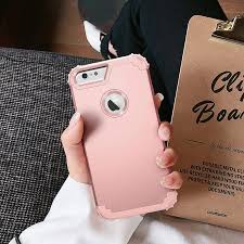 IDweel for iPhone 6S Plus Case with Tempered Glass Screen Protector, 3 in 1  Shockproof Slim Hybrid Heavy Duty Hard PC Cover Soft Silicone Bumper Full  Body Case, Rose Gold : Amazon.com.au: