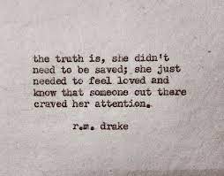 Love Is All She Needs Words Quotes Attention Quotes Words