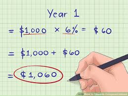 how to calculate compound interest 15 steps with pictures