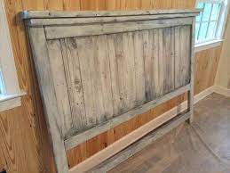 Diy Pallet Wood Farmhouse Style Headboard Pallet Headboard Diy Rustic Bedroom Furniture Headboard Styles