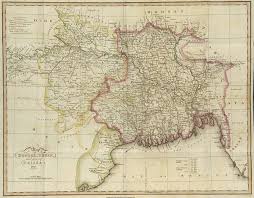 Map of Bengal, Behar, Orissa 1813 ...