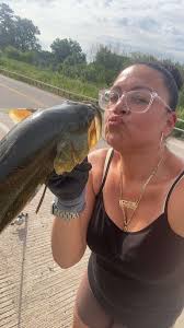 Just a girl doing what she loves🎣