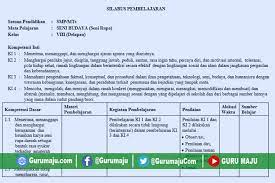 Check spelling or type a new query. Silabus Seni Budaya Smp Kelas 8 Kurikulum 2013 Revisi Terbaru Guru Maju