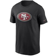 The san francisco 49ers are a professional american football team based in the san francisco bay area. Nike Nfl San Francisco 49ers Logo Essential T Shirt Schwarz Hier Bestellen