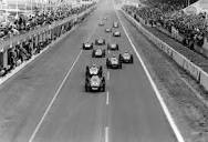 Departure of the Grand Prix de France in Reims in 1960 ...