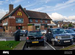 Slough Berkshire Uk 3rd January 2021 The Mcdonald S Drive Thru In Slough Was Busy Today It