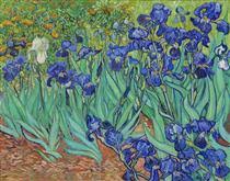 Campo De Trigo Com Ciprestes Wikipedia Vincent Van Gogh 1933 Obras De Arte Pintura