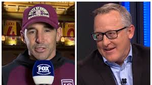 Queensland coach Billy Slater's awkward response to Michael Maguire's  'glass houses' State of Origin sledge